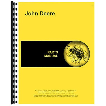 New Fits John Deere Combine Attachment Parts Manual (Models: 3300 4400 6600 6601